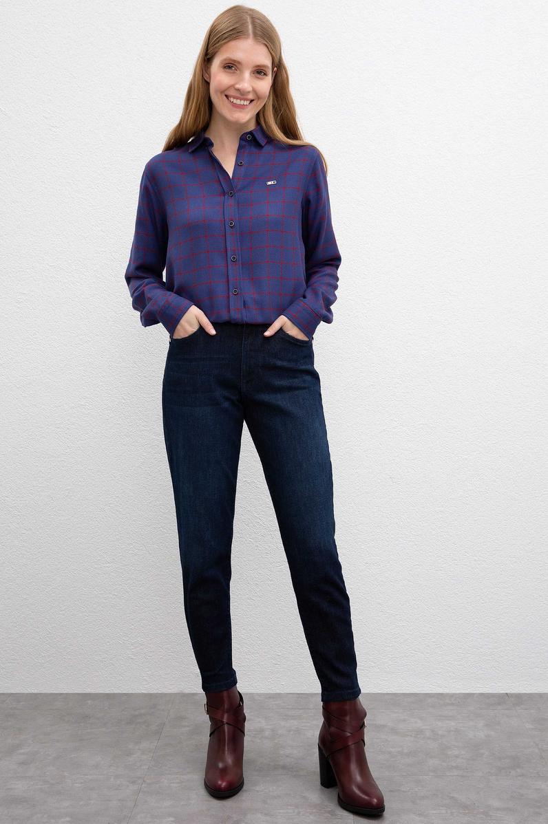 Kadın Mavi Jean Pantolon