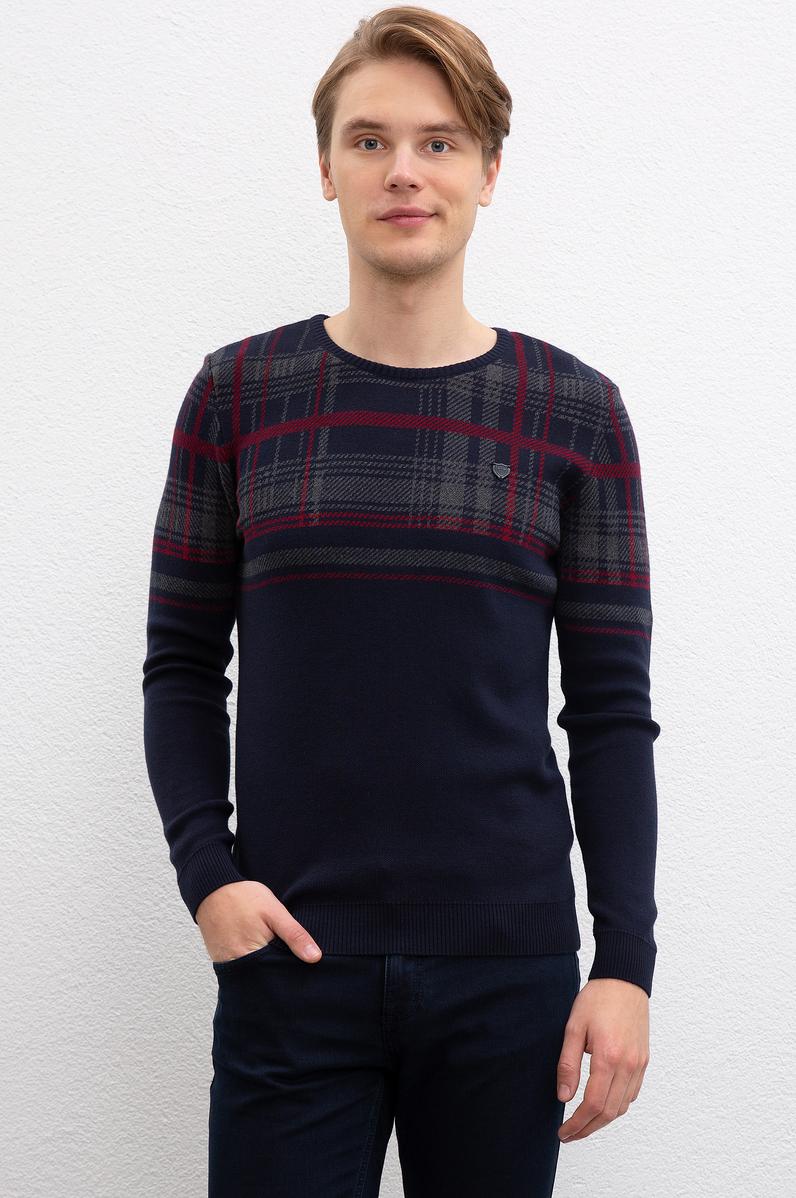 Erkek Lacivert Kazak