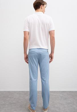 Erkek Açık İndigo Kanvas Pantolon - 50198852081