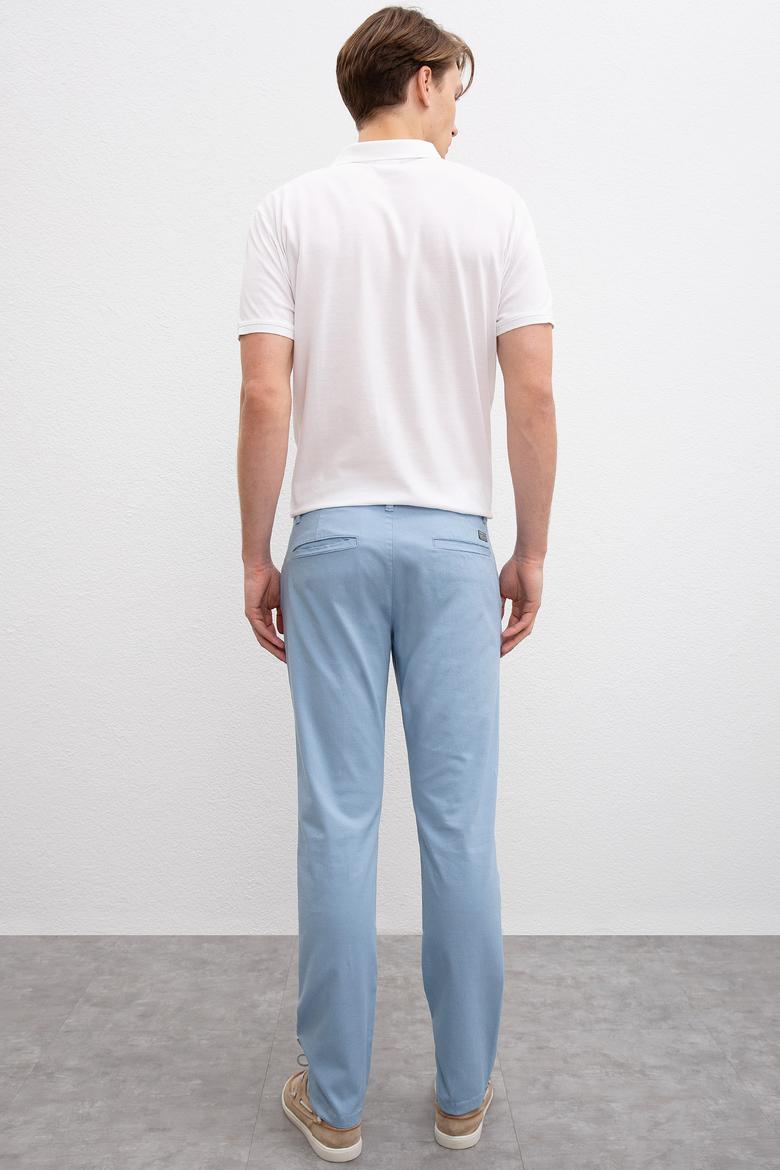 Erkek Açık İndigo Kanvas Pantolon - 50198852081