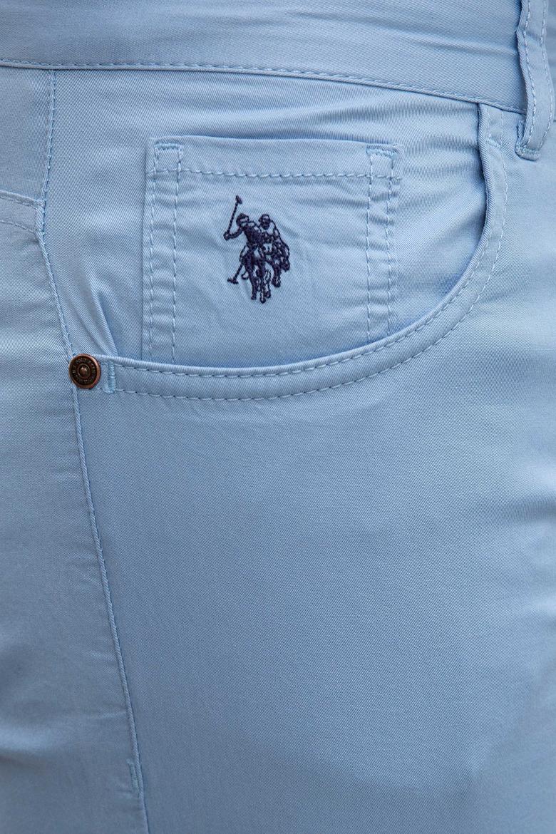 Erkek Açık İndigo Kanvas Pantolon - 50202959057