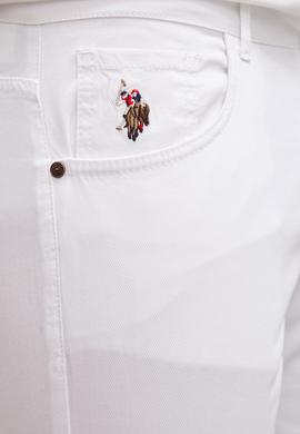 Erkek Beyaz Kanvas Pantolon - 50204731034