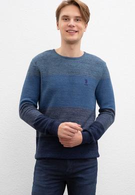 Erkek Lacivert Kazak - 50207644009