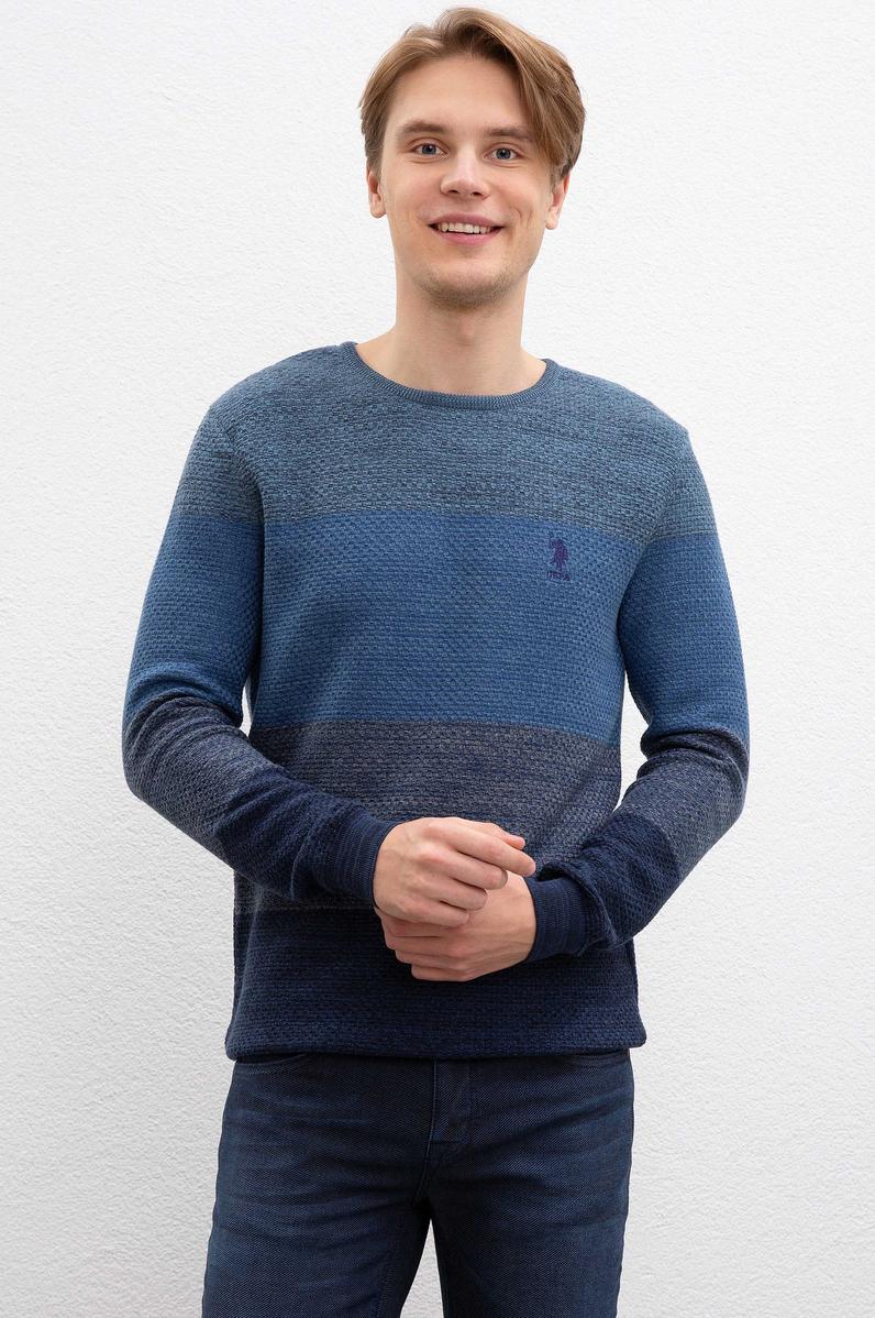 Erkek Lacivert Kazak