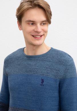 Erkek Lacivert Kazak - 50207644009