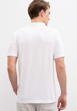 Erkek Beyaz Polo Yaka T-Shirt - 50199676007