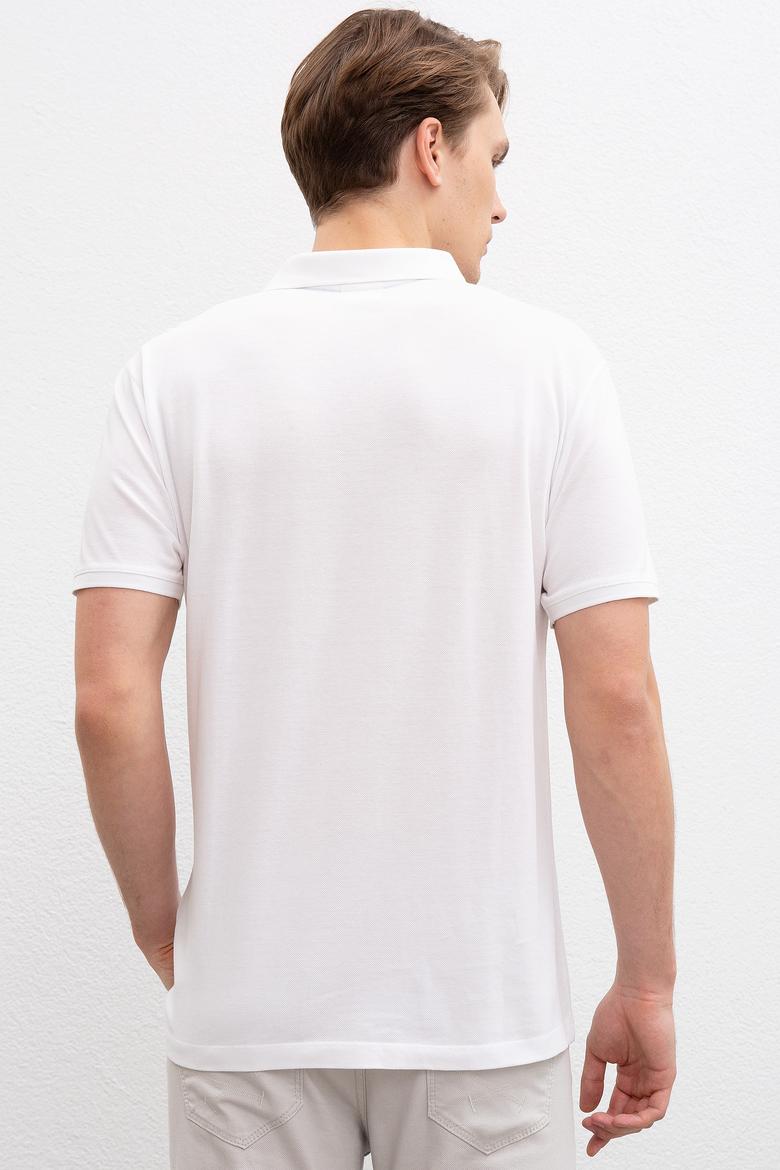 Erkek Beyaz Polo Yaka T-Shirt - 50199676007