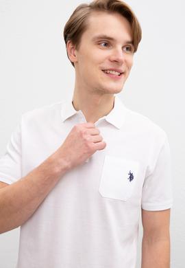 Erkek Beyaz Polo Yaka T-Shirt - 50199676007