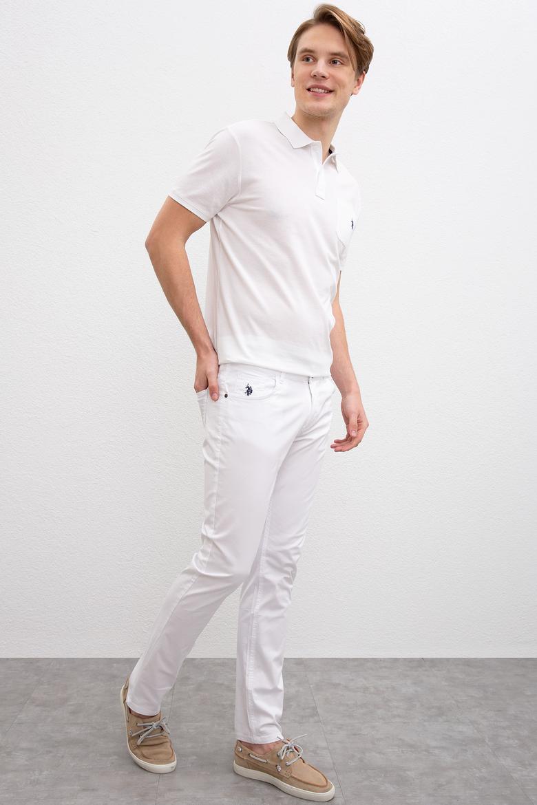 Erkek 5 Cep Beyaz Chinos - 50202959085