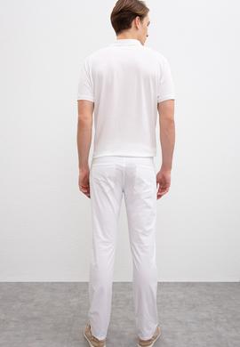 Erkek 5 Cep Beyaz Chinos - 50202959085