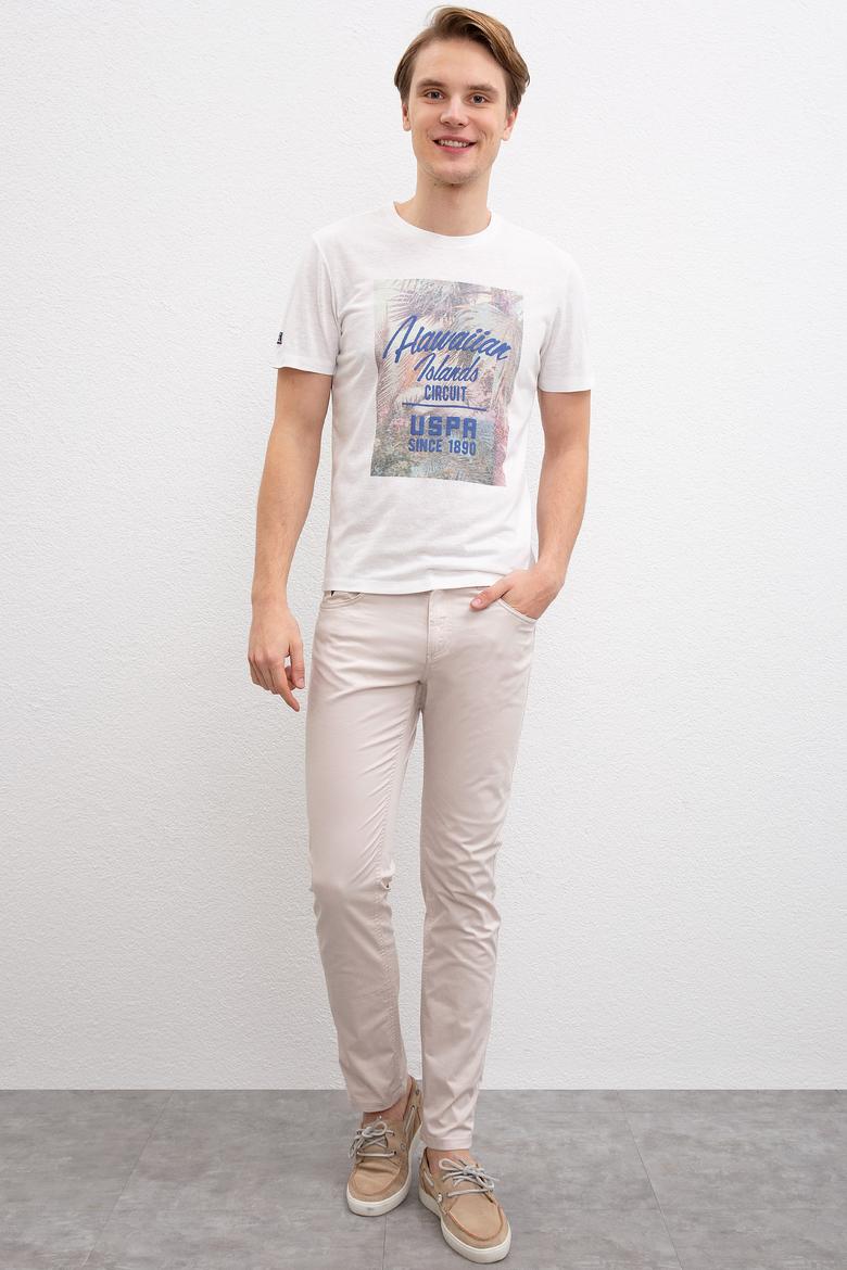 Erkek Taş Rengi Chinos