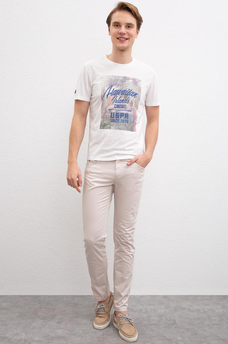 Erkek Taş Rengi Chinos