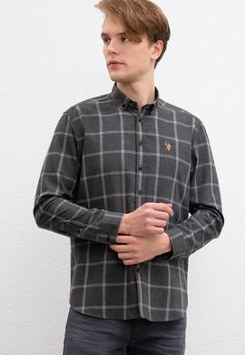 Erkek Gri Gömlek - 50207054019