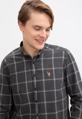 Erkek Gri Gömlek - 50207054019