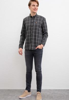 Erkek Gri Gömlek - 50207054019