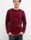 Erkek Bordo Bisiklet Yaka Triko Kazak