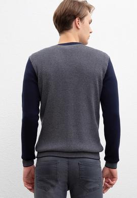 Erkek Lacivert  Triko Hırka - 50208621001