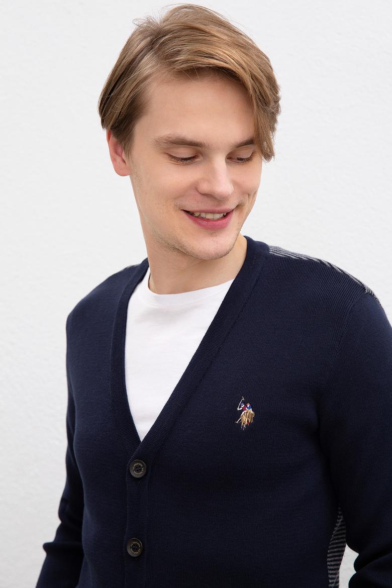 Erkek Lacivert  Triko Hırka - 50208621001