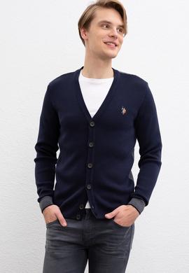 Erkek Lacivert  Triko Hırka - 50208621001