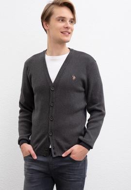 Erkek Antrasit  Triko Hırka - 50208621010