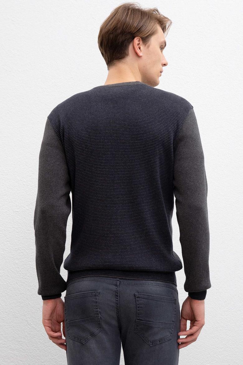 Erkek Antrasit  Triko Hırka - 50208621010