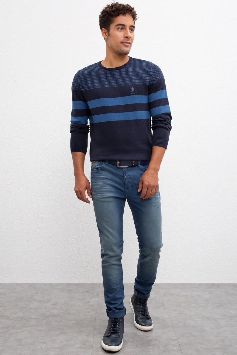 Erkek İndigo Kazak - 50205674015