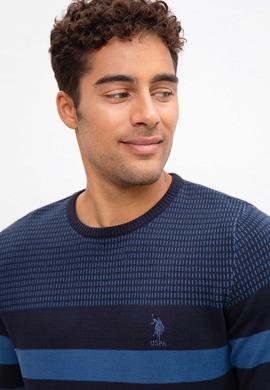 Erkek İndigo Kazak - 50205674015