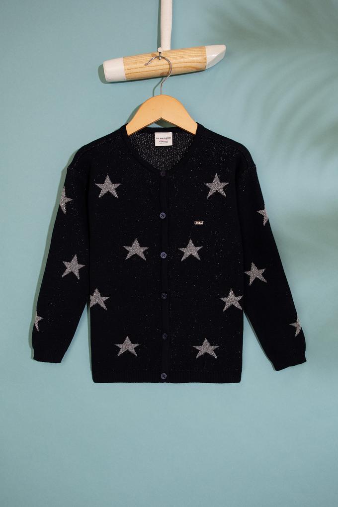 Kız Çocuk Lacivert Hırka