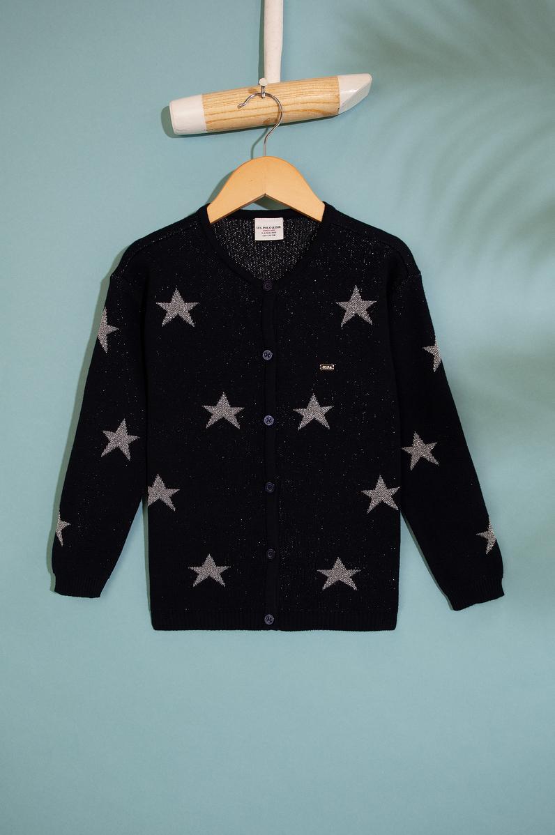 Kız Çocuk Lacivert Hırka