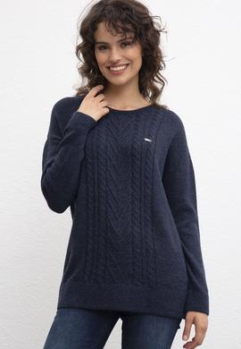 Kadın Lacivert Kazak - 50206800007