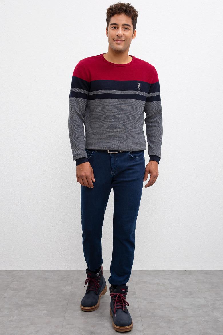 Erkek Bordo Kazak - 50205661016