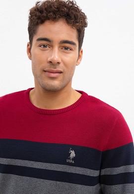 Erkek Bordo Kazak - 50205661016