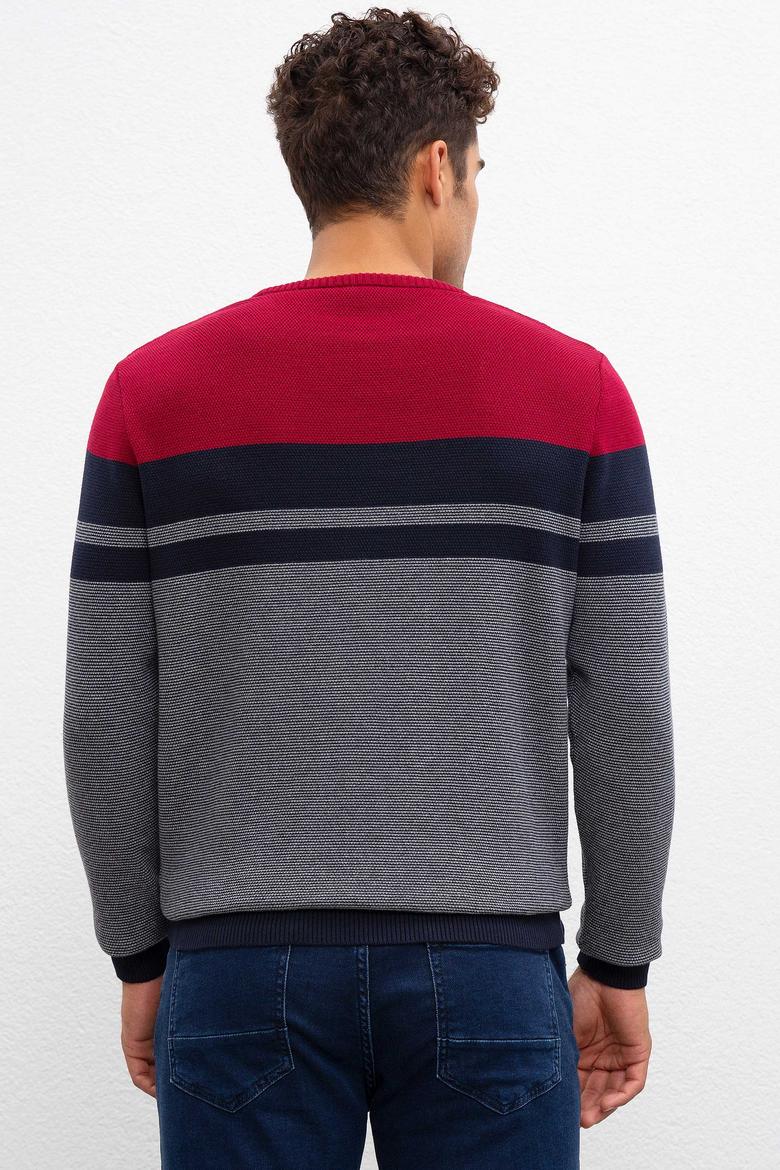 Erkek Bordo Kazak - 50205661016