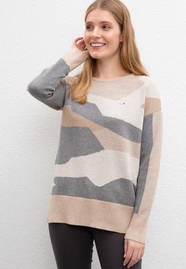 Kadın Beyaz Triko Kazak - 50206790003