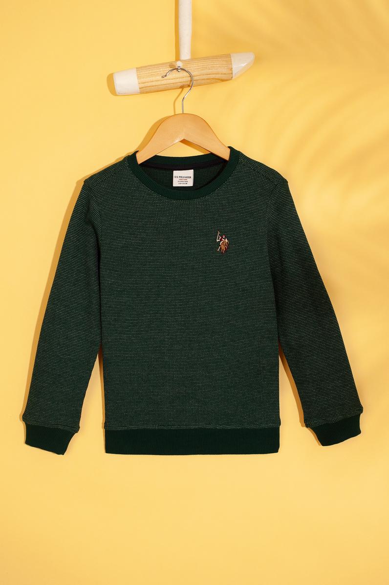Çocuk Yeşil Sweatshirt