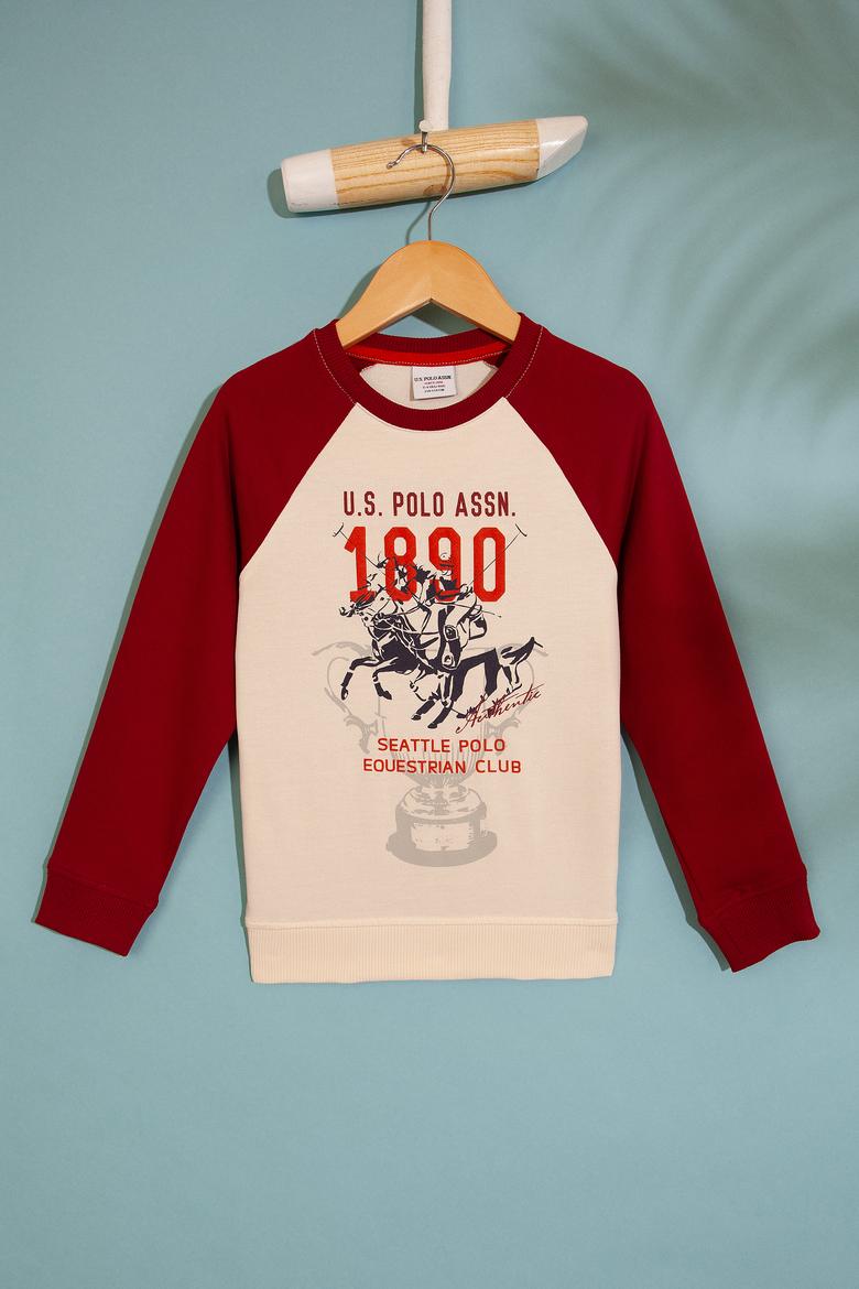 Çocuk Bordo Sweatshirt