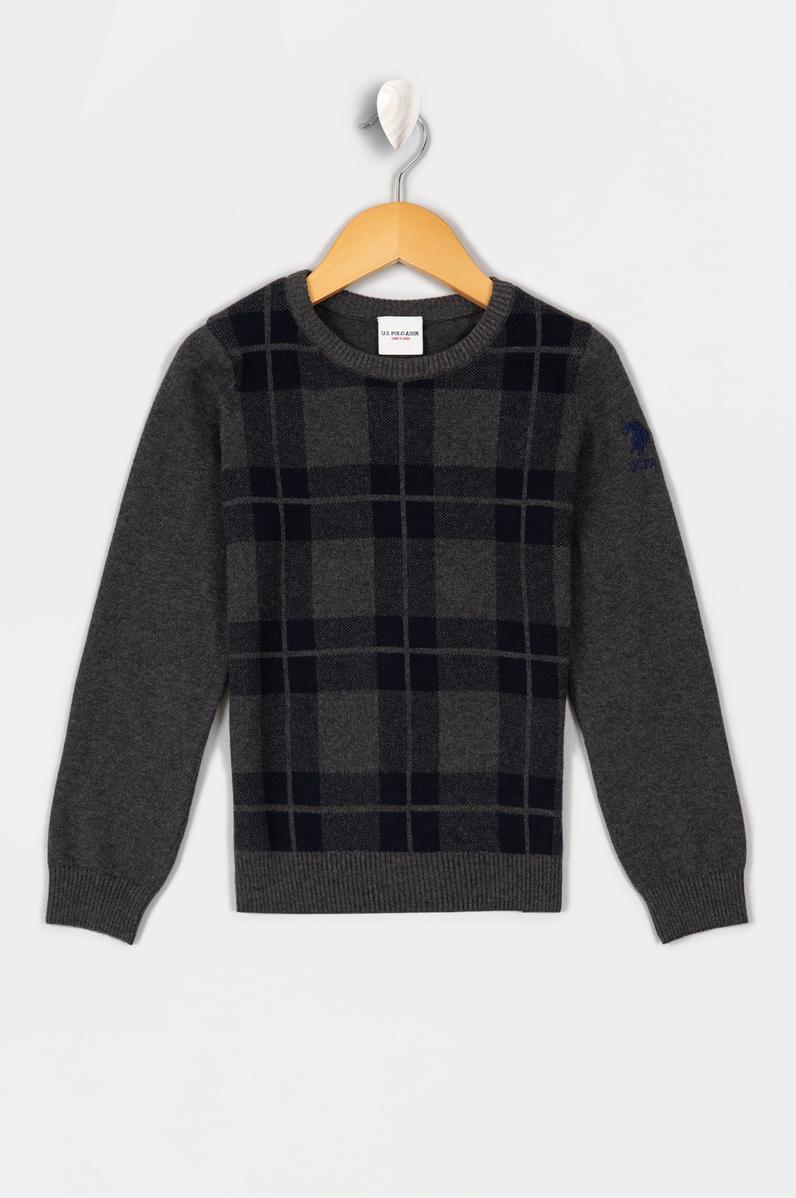 Erkek Çocuk Gri Kazak