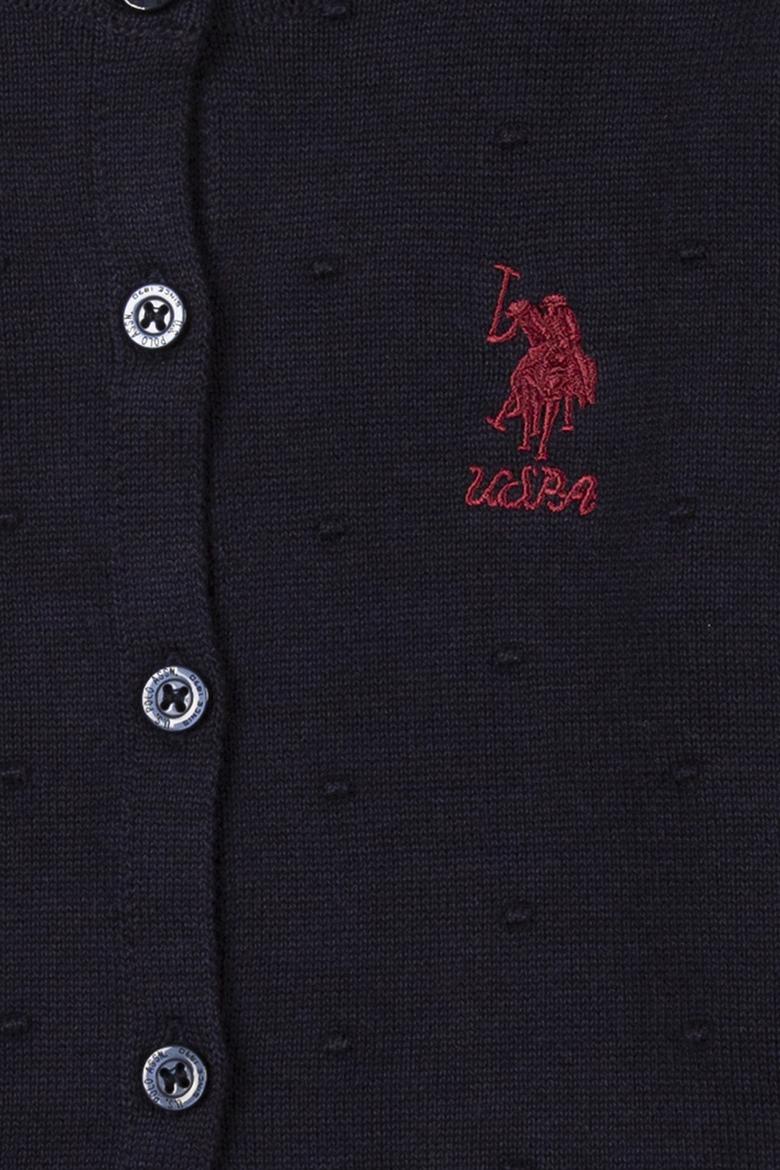 Kız Çocuk Lacivert Triko Hırka - 50208717019