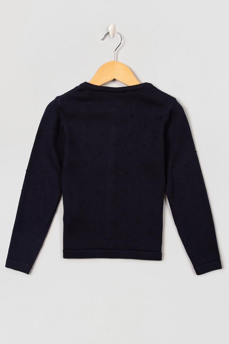 Kız Çocuk Lacivert Triko Hırka - 50208717019