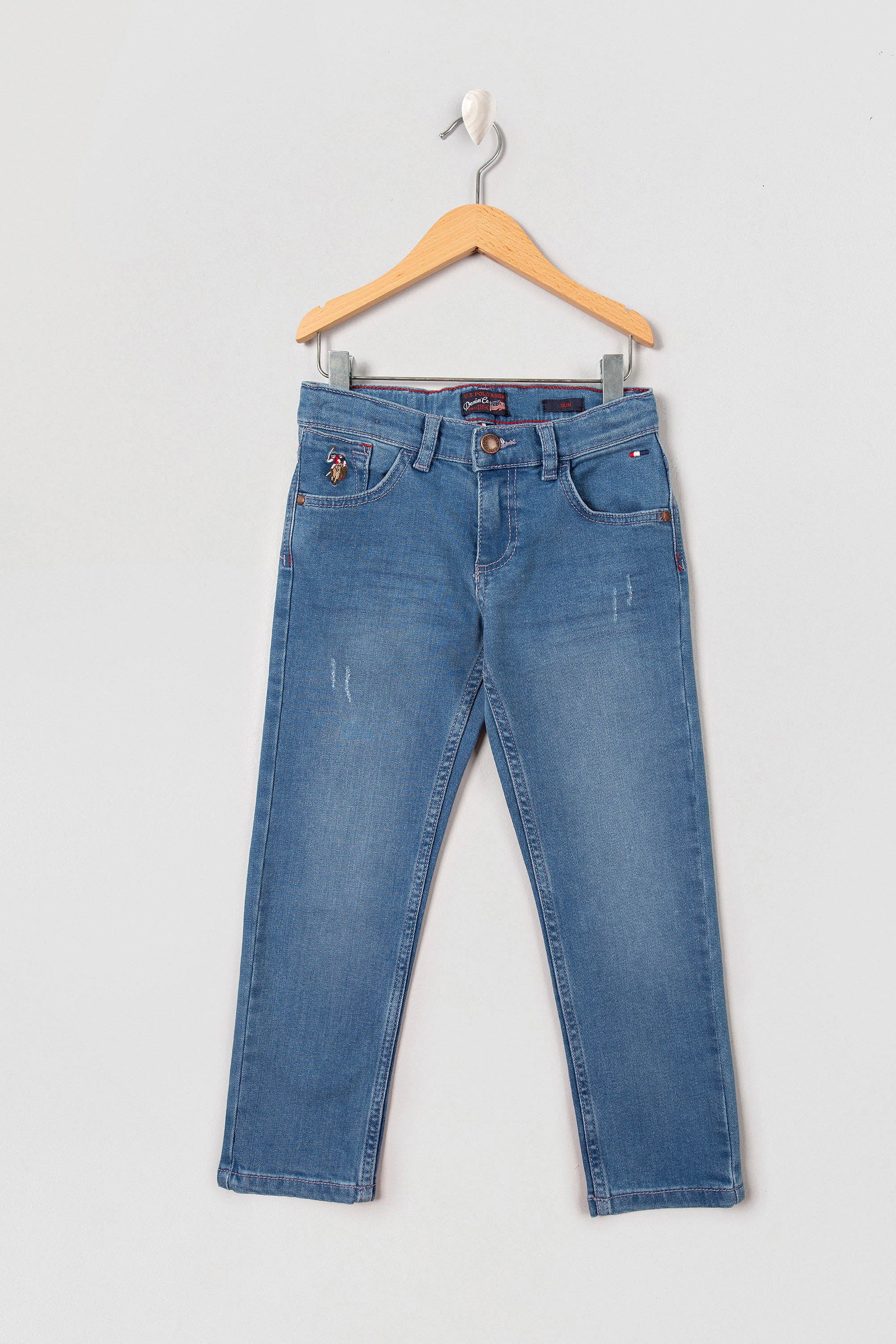 Erkek Çocuk  Mavi Denim Pantolon