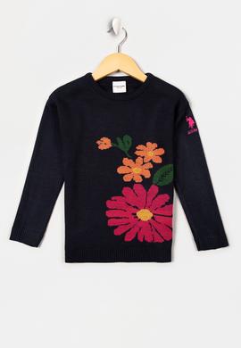 Kız Çocuk Lacivert Kazak - 50206152002