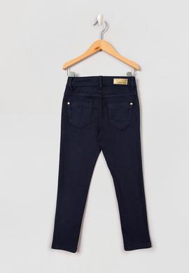 Kız Çocuk Lacivert Kanvas Pantolon - 50207568045