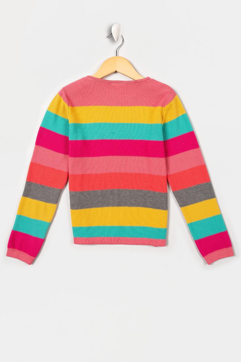 Kız Çocuk Kırmızı Triko Kazak - 50206147012