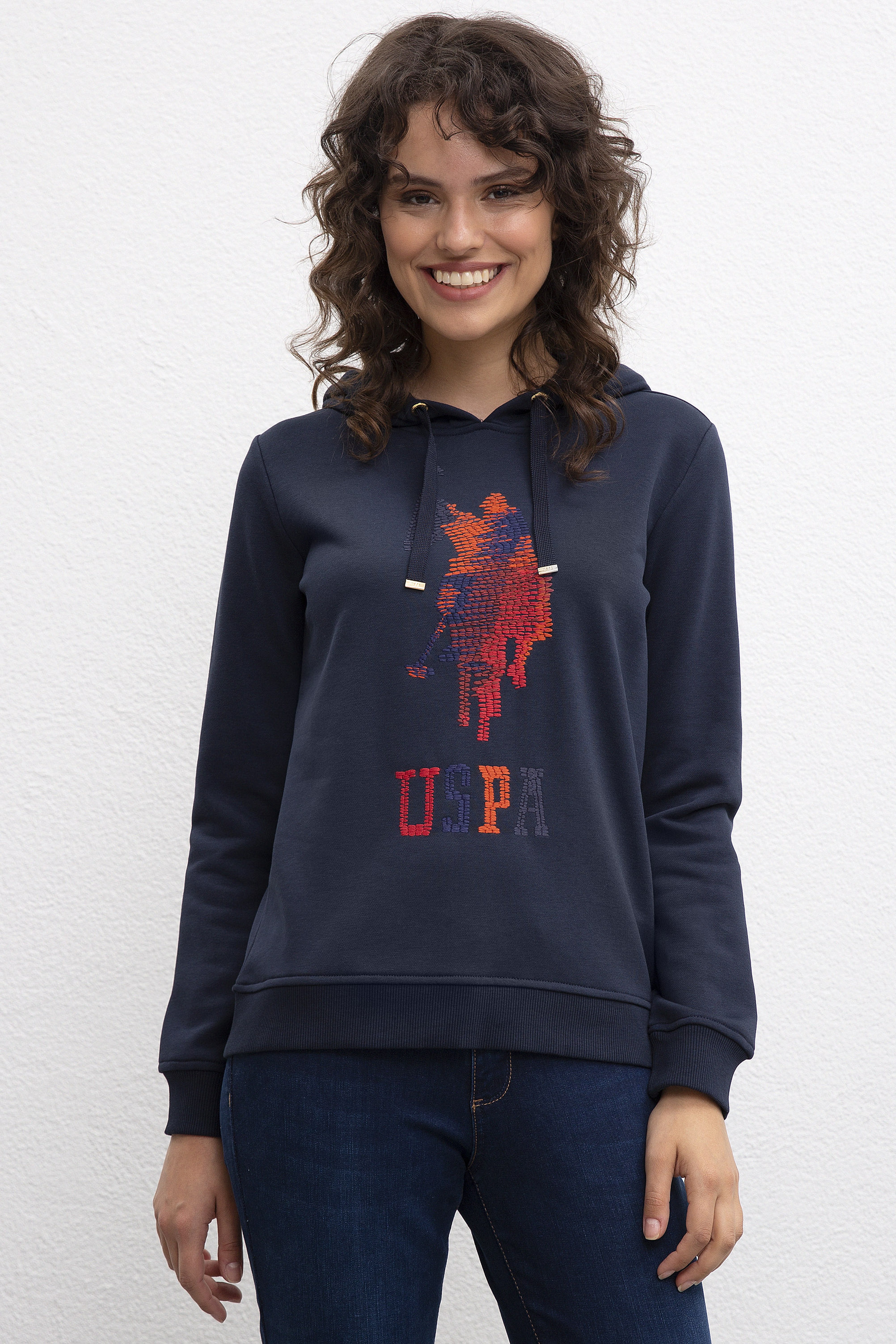 Kadın Lacivert Sweatshirt - Image 1