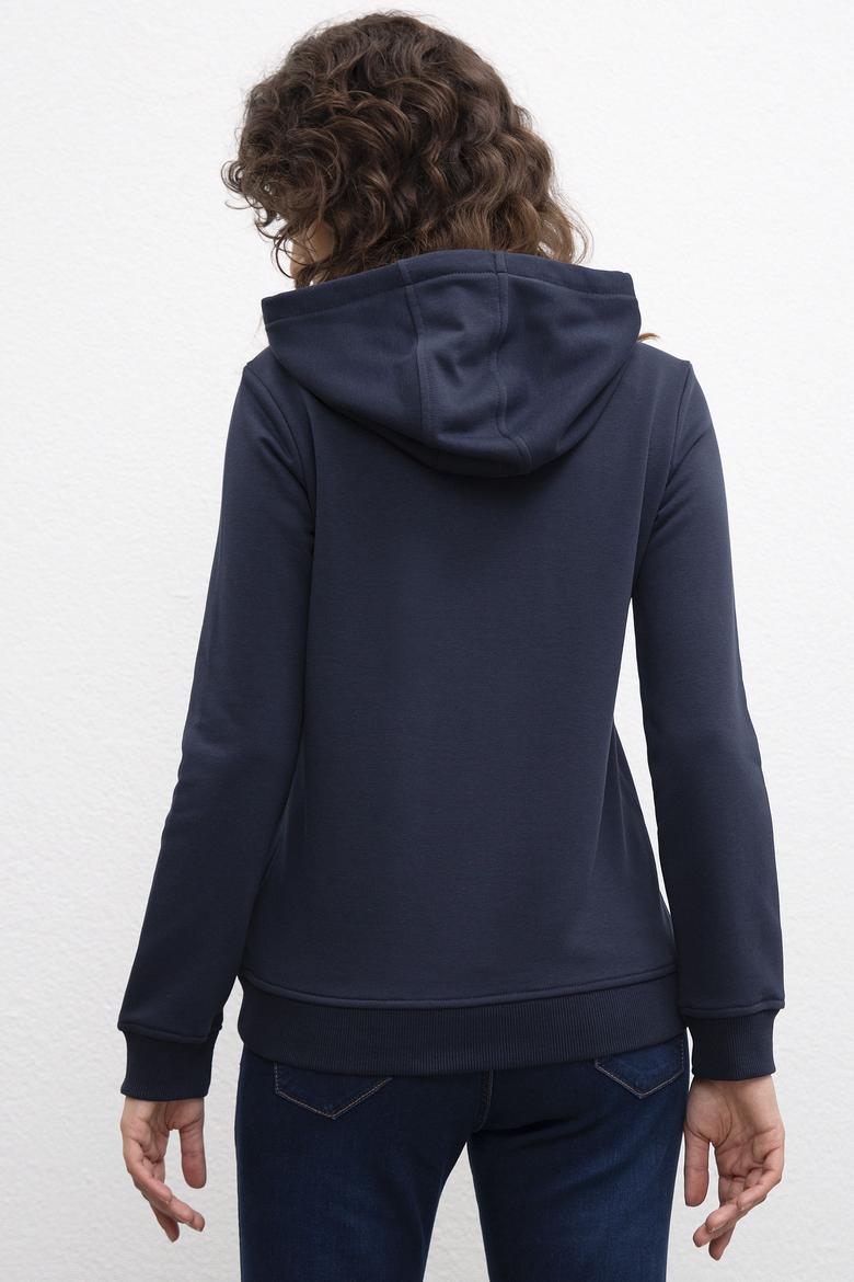 Kadın Lacivert Sweatshirt - 50206509012