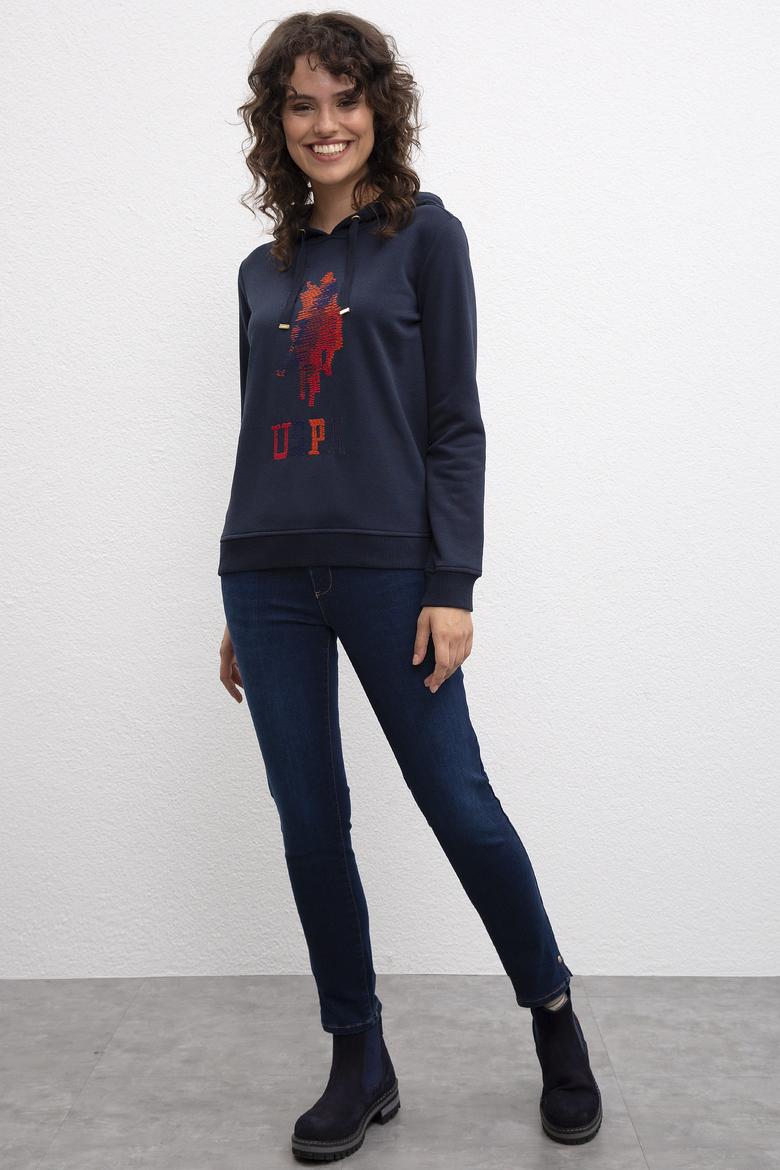 Kadın Lacivert Sweatshirt - 50206509012