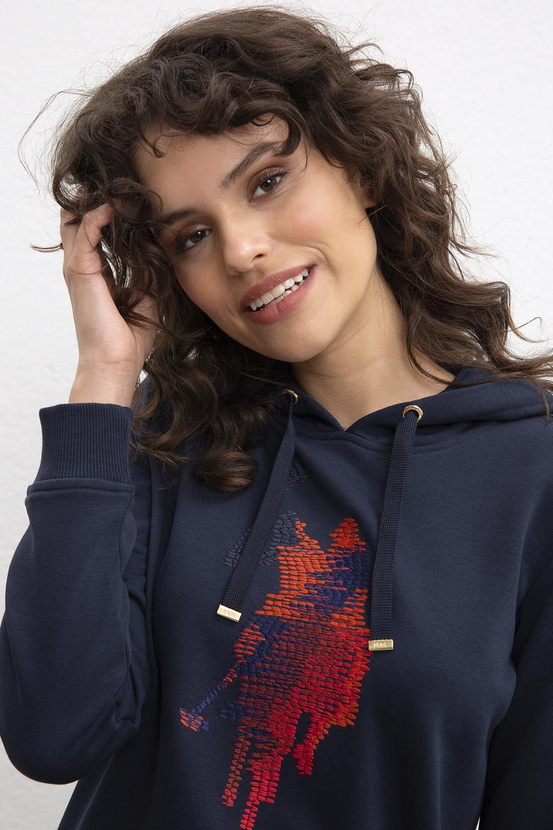 Kadın Lacivert Sweatshirt - 50206509012