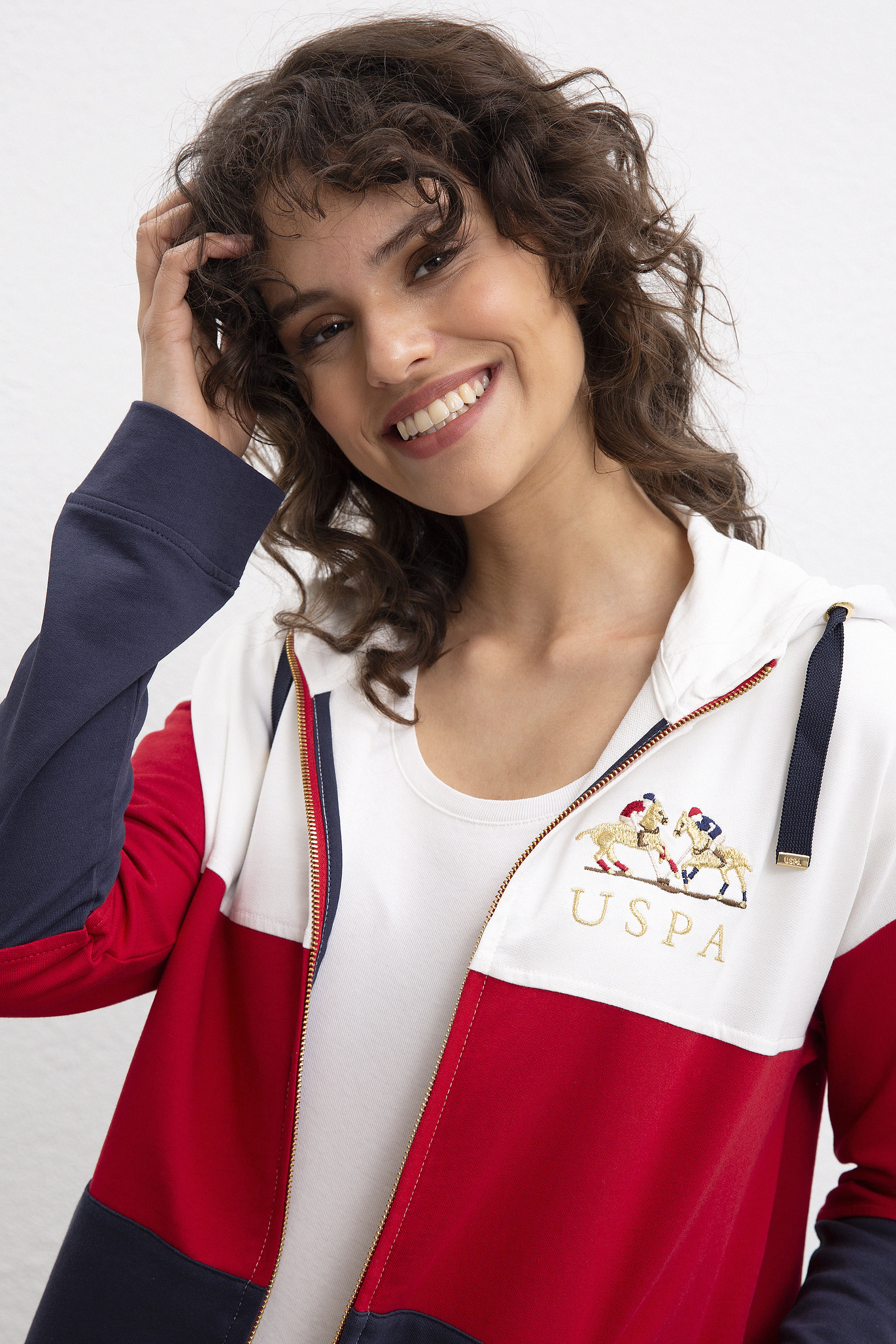 Kadın Kırmızı Sweatshirt - Image 1