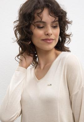 Kadın Beyaz Kazak - 50206845059