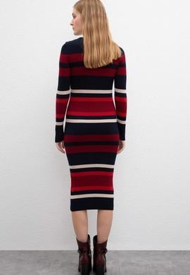 Kadın Lacivert Triko Elbise - 50206870005